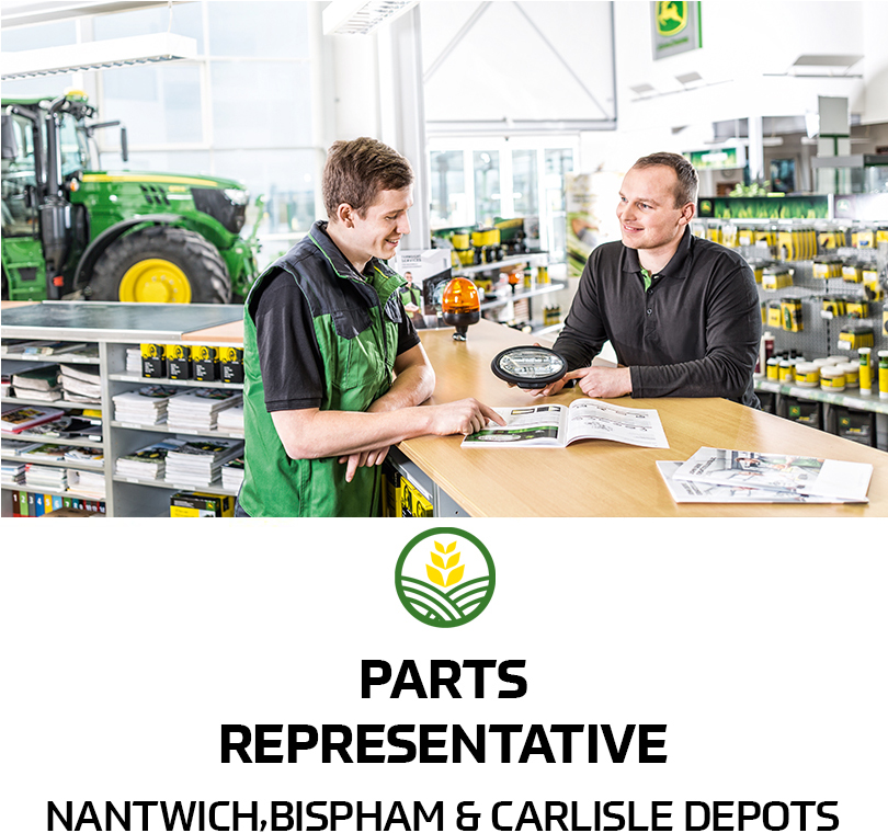 Parts rep vacancies photoshop for web copy